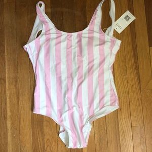 Striped one piece